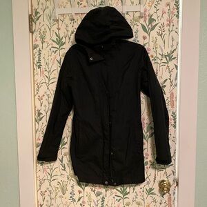 Black Columbia women’s raincoat